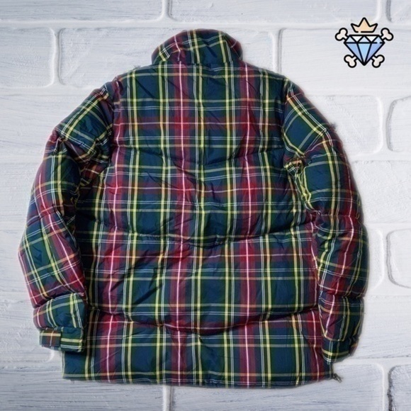 ASOS Plaid Print Puffer Coat - Picture 2 of 7